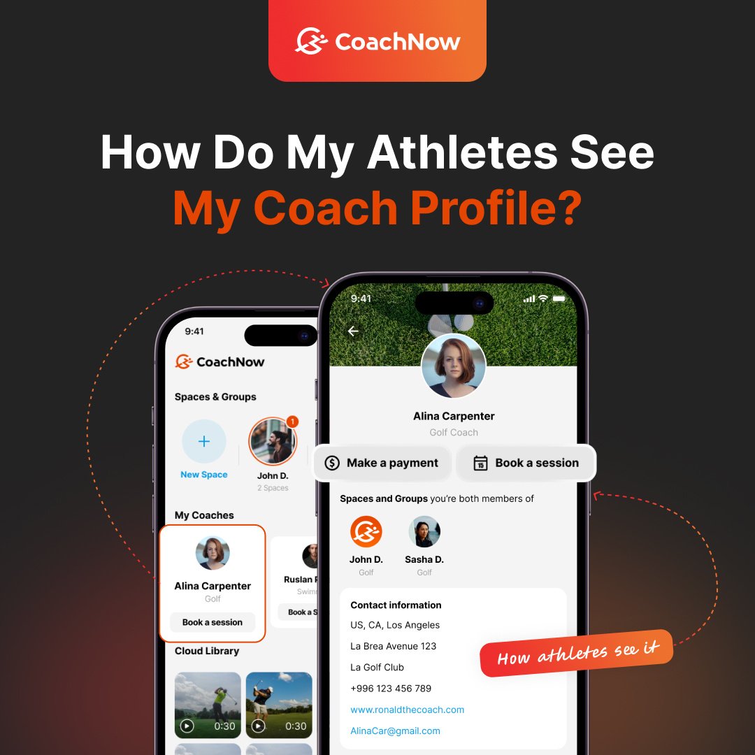 How Do My Athletes See My Coach Profile?