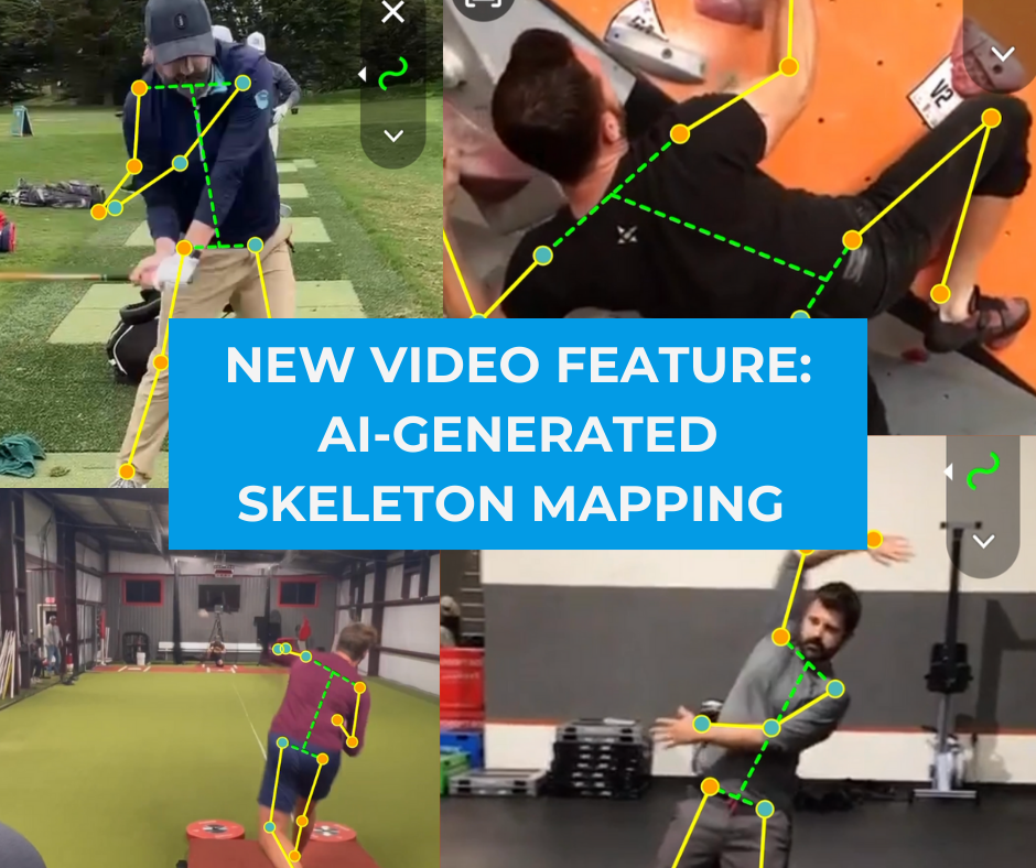 New Video Feature: AI-Enabled Skeleton Tracking