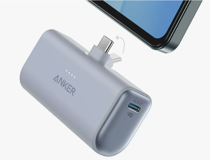 anker charger powering an iPhone using CoachNow