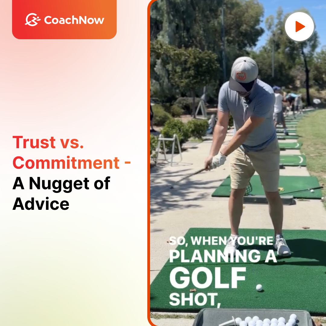 Trust vs. Commitment - A Nugget of Advice