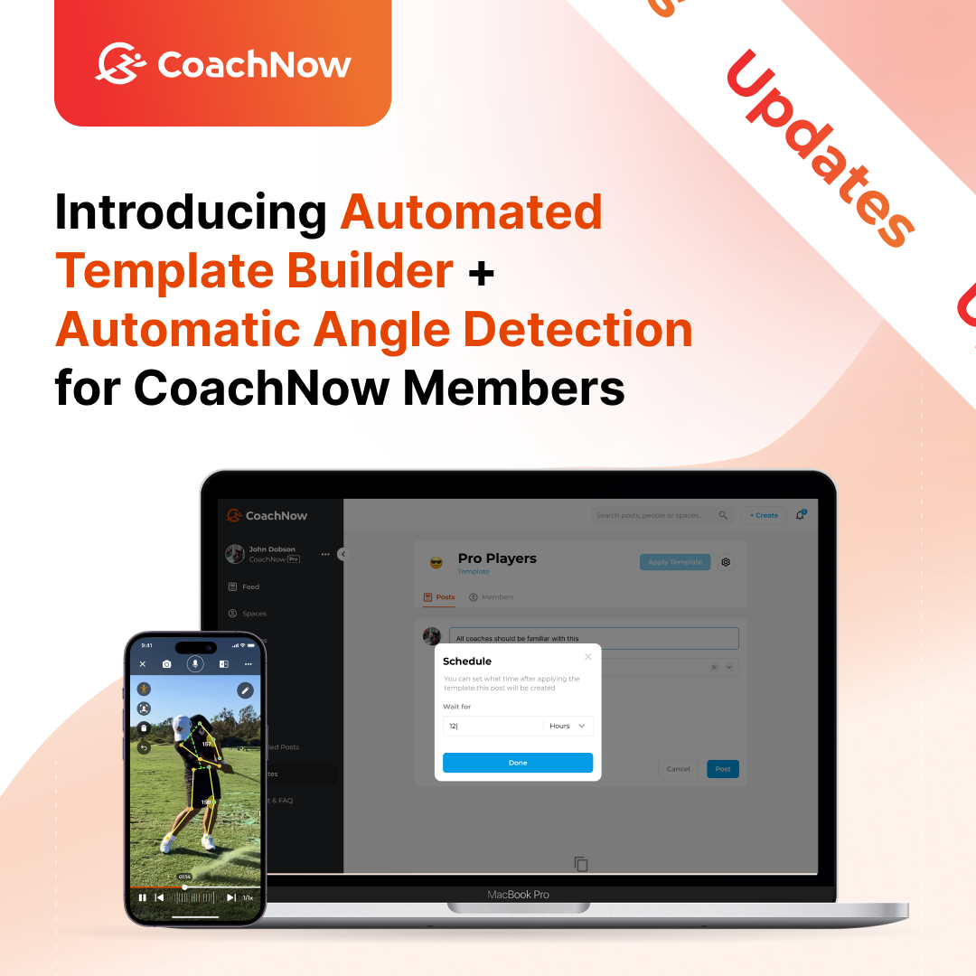 Introducing Automated Template Builder + Automatic Angle Detection for CoachNow Members